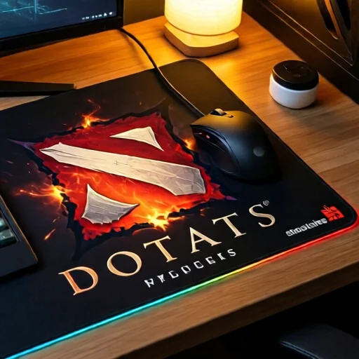 Кастомная игровая подушка для мыши SteelSeries