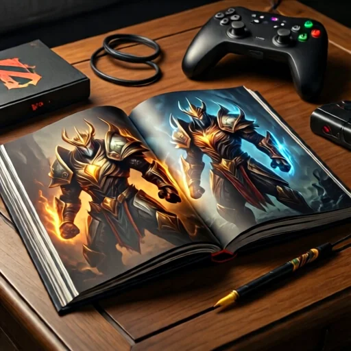 Артбук с концепт-артами Dota 2