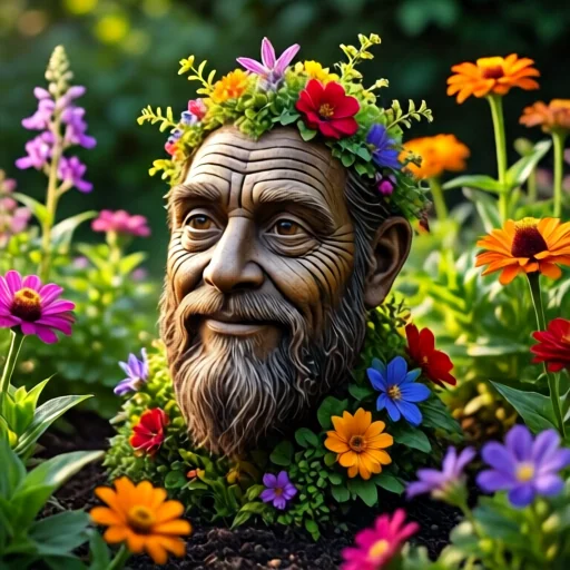 Авторська робота: унікальний садовий декор від місцевого художника