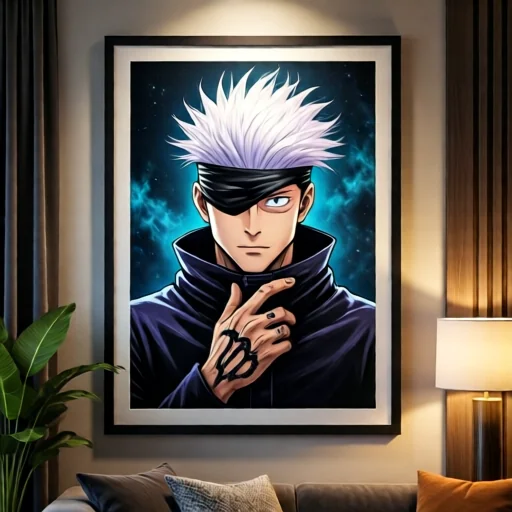 Постер з автографом творця Магічної битви