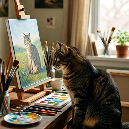 Мастер-класс по рисованию котов