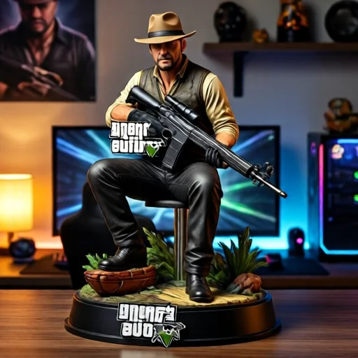 Коллекционная фигурка персонажа из GTA