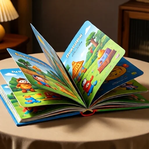 Книга с интерактивными заданиями для детей