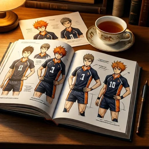 Артбук с концепт-артом Haikyu