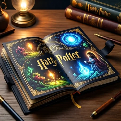 Персонализированный дневник с элементами Гарри Поттера