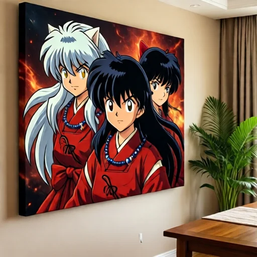 Персоналізоване полотно з героями Inuyasha