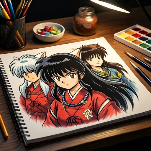 Спеціальний набір для малювання персонажів Inuyasha