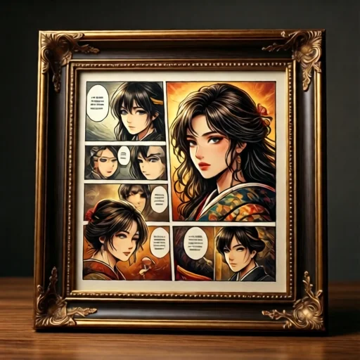 Инвестиционный подарок: оригинальная страница манги