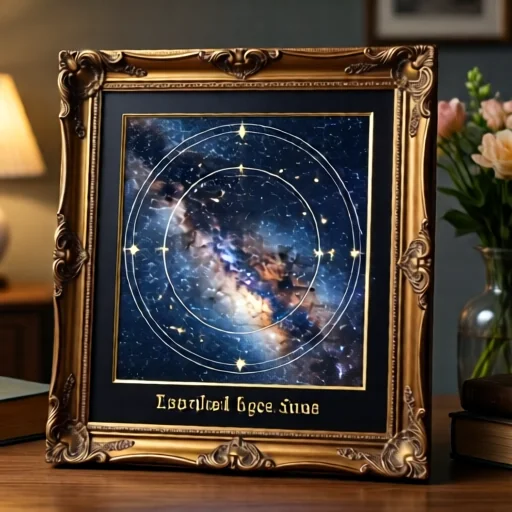 Персонализированный подарок: кастомная карта звездного неба