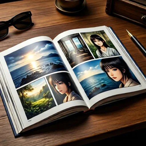 Оригинальные страницы манги для вдохновения