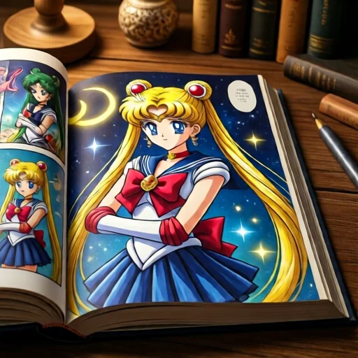 H2: Оригінальна сторінка манги Sailor Moon