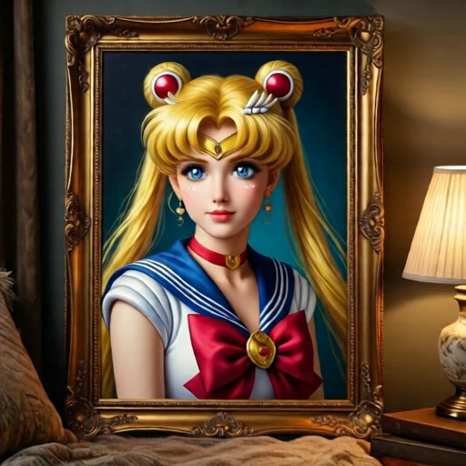 H2: Арт-портрет персонажа Sailor Moon