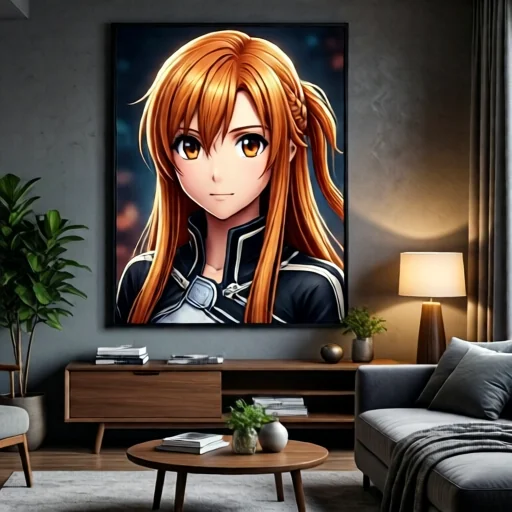 Оригинальный арт-портрет персонажа Sword Art Online