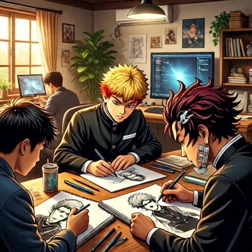 Майстер-клас з малювання персонажів аніме