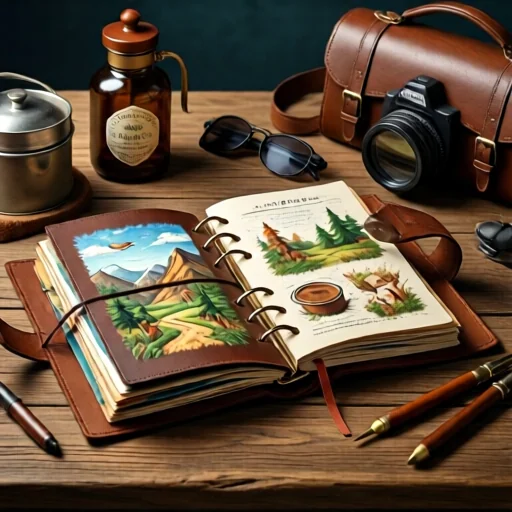 Специальный набор для ведения путешественнического дневника