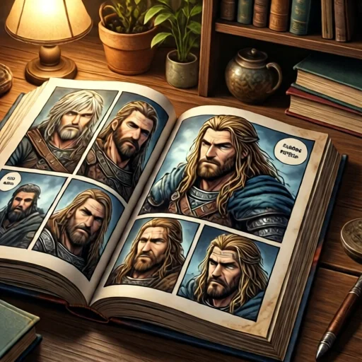 H2: Оригинальная страница манги Vinland Saga