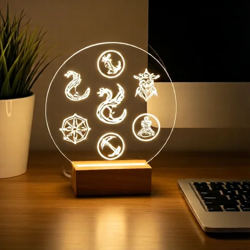 H2: Нишевый гаджет - LED-лампа с символикой Vinland Saga