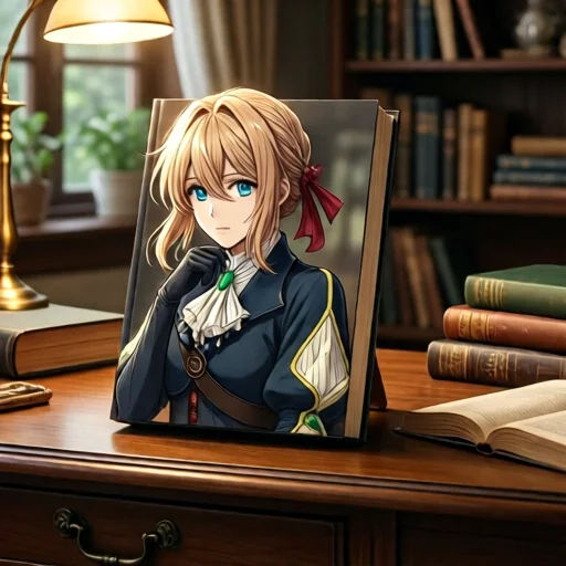 H2: Оригинальная страница манги Violet Evergarden