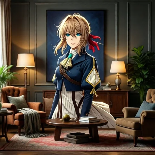 H2: Анимированные постеры с Violet Evergarden