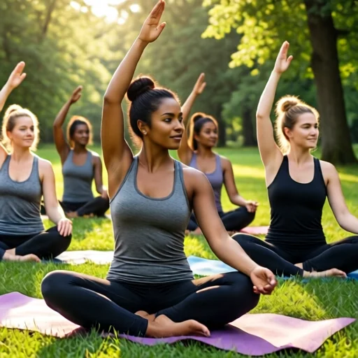 Мастер-класс по йоге на свежем воздухе