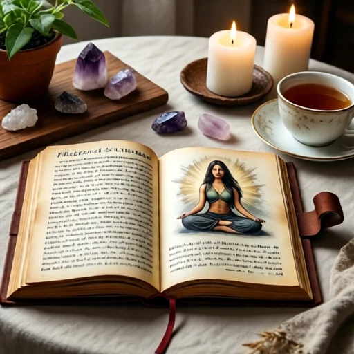 Оригинальные страницы манги о йоге