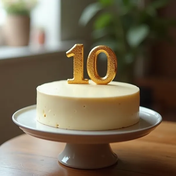 Торт с цифрой 100
