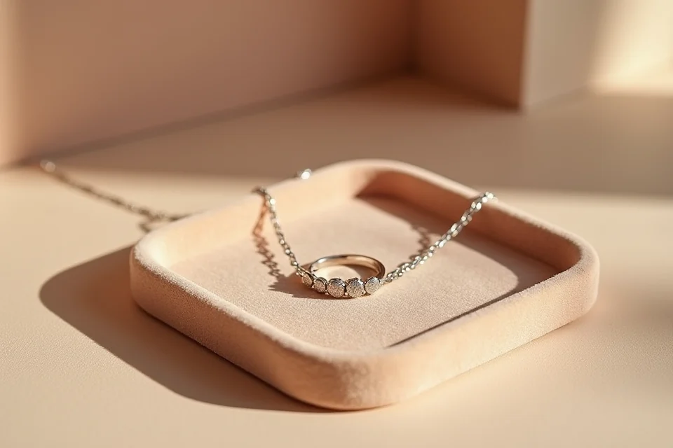 Украшение из серебра без камней