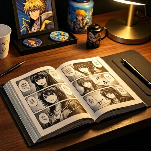 Оригінальні сторінки манги від автора