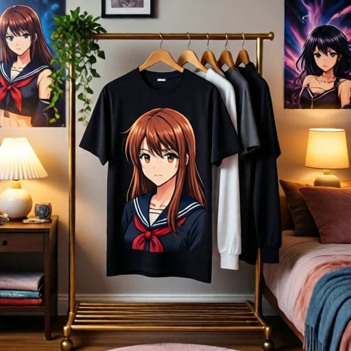 Оригинальная футболка с аниме-культурой