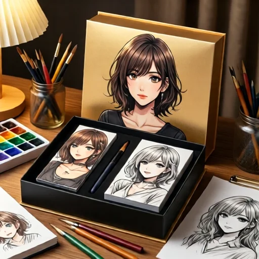 Подарочный набор для создания аниме-комиксов