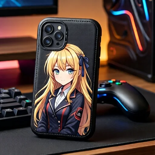 Персонализированный чехол для гаджета с аниме