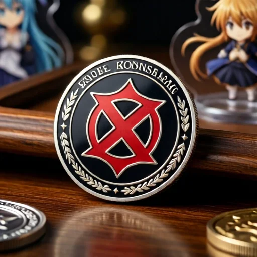 Инвестиционная монета с символикой Konosuba
