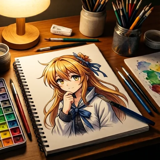 Курс по рисованию персонажей Konosuba