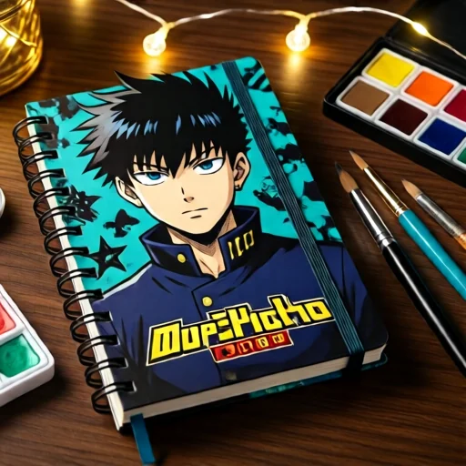 Персоналізований блокнот з мотивами Mob Psycho 100