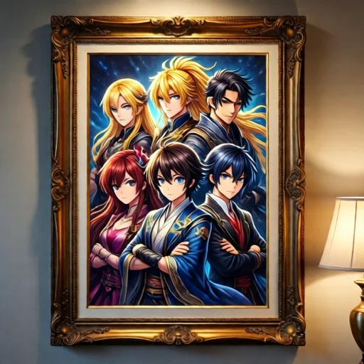 Кастомизированный постер с любимыми персонажами