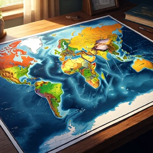 Карта мира аниме: для путешественников в мире фантазий