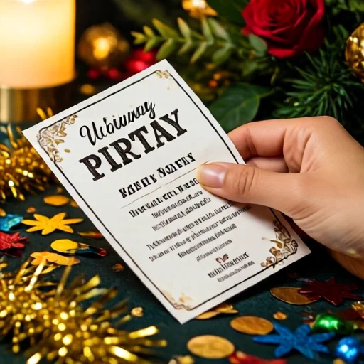 Билеты на вечеринку-сюрприз для молодоженов