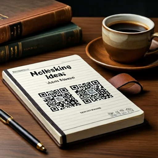 Карточка для идей Moleskine с QR-кодами