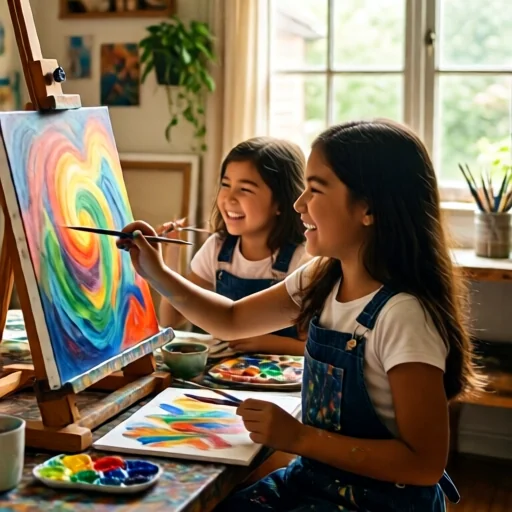 Совместный опыт: мастер-класс по рисованию для девочек