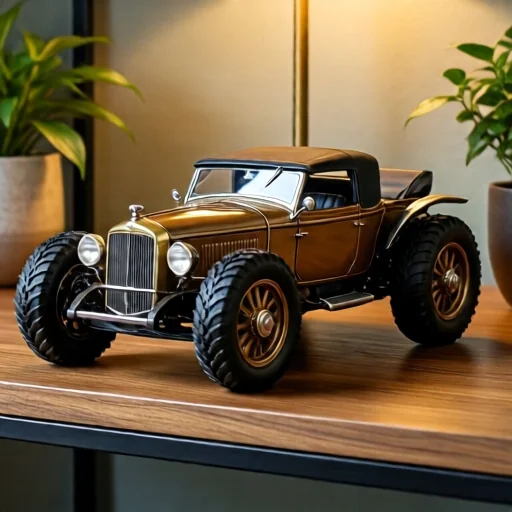 Авторская работа: уникальная четырехколесная модель