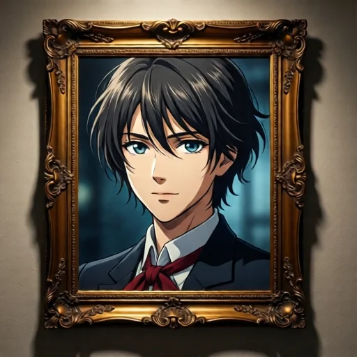 Редкий постер с первого показа аниме