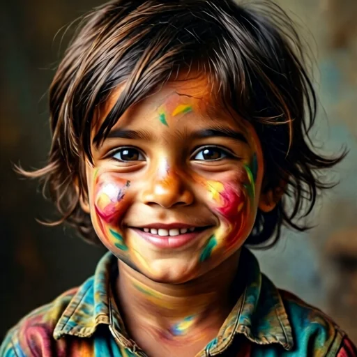 Арт-портрет дитини від художника