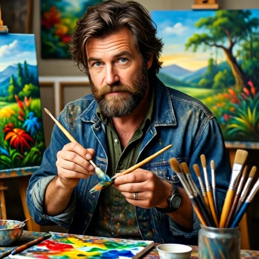 Майстер-клас з живопису у відомого художника